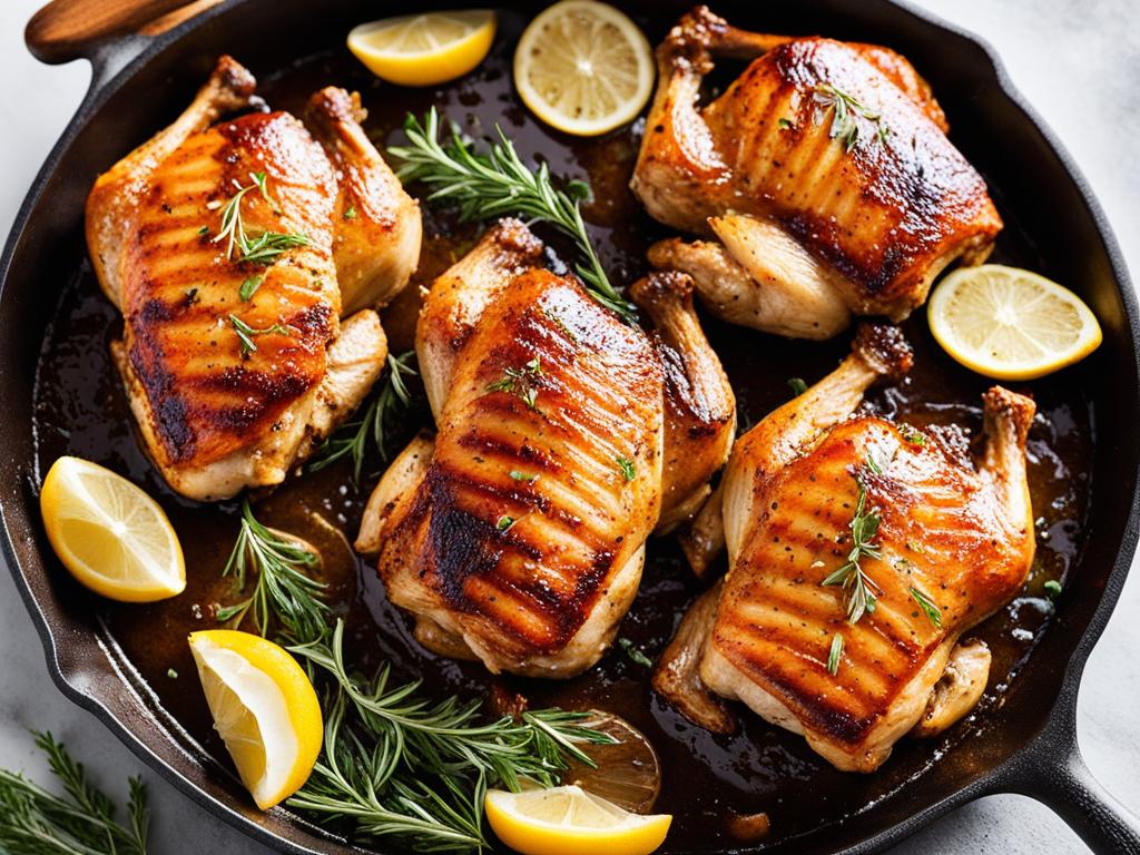 Chicken thighs in the oven