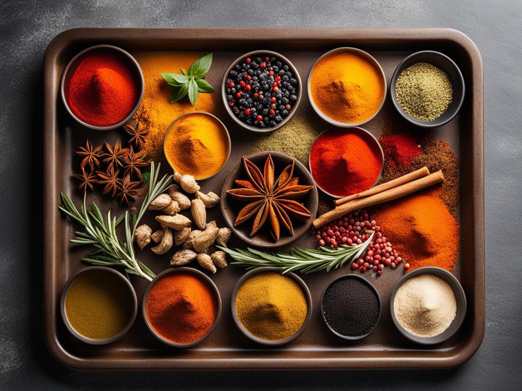 Flavorful baked chicken wings seasonings