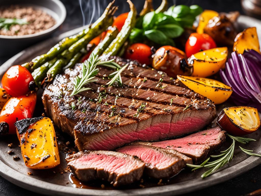 Herb Rubbed Flank Steak Recipe