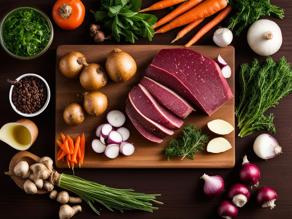 Key Venison Stew Ingredients