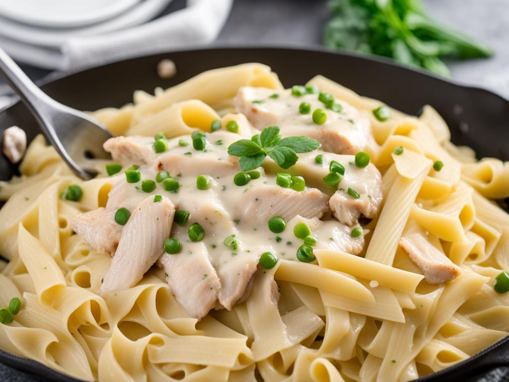 Chicken Alfredo Steps