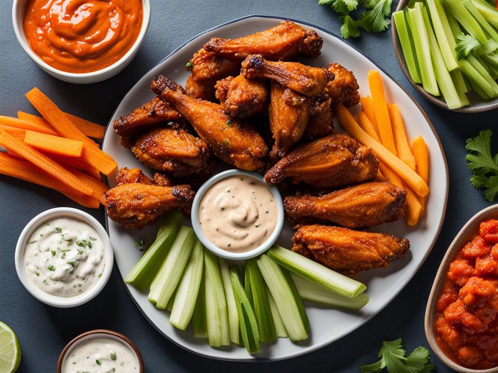 chicken wing dips and sides