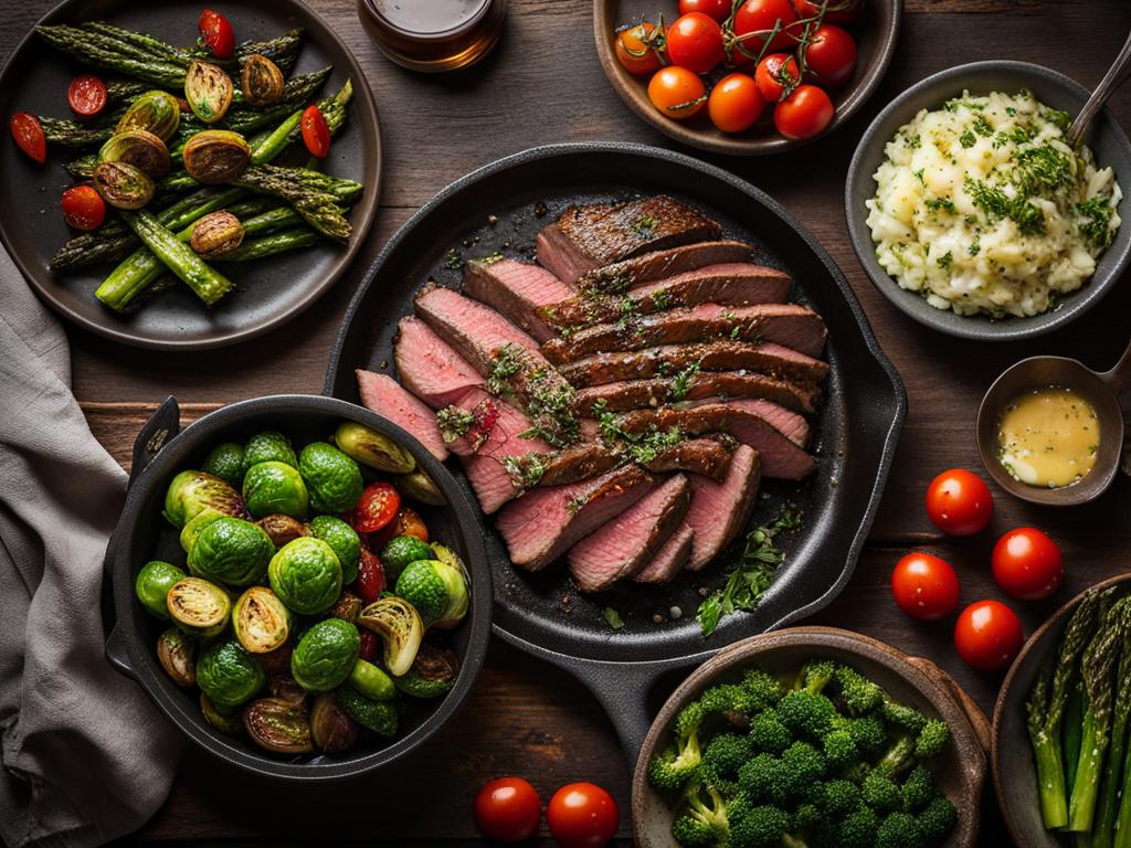 healthy steak meal with vegetable pairings healthy steak meal with vegetable pairings