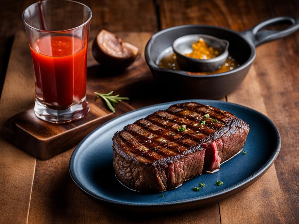 Juice Redistribution in Rested Filet Mignon