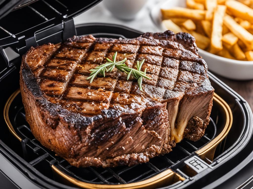 Ribeye in an air fryer