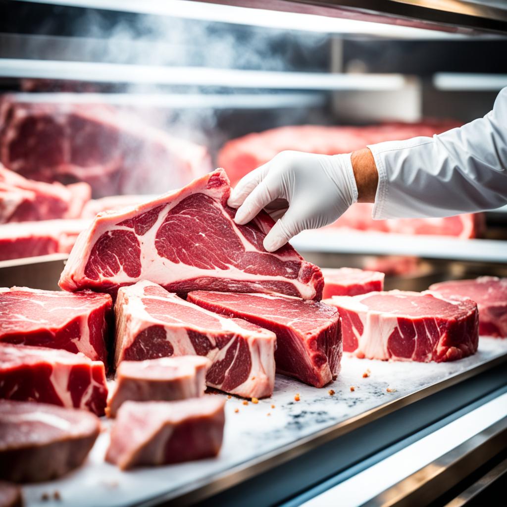 Selecting T Bone Steak