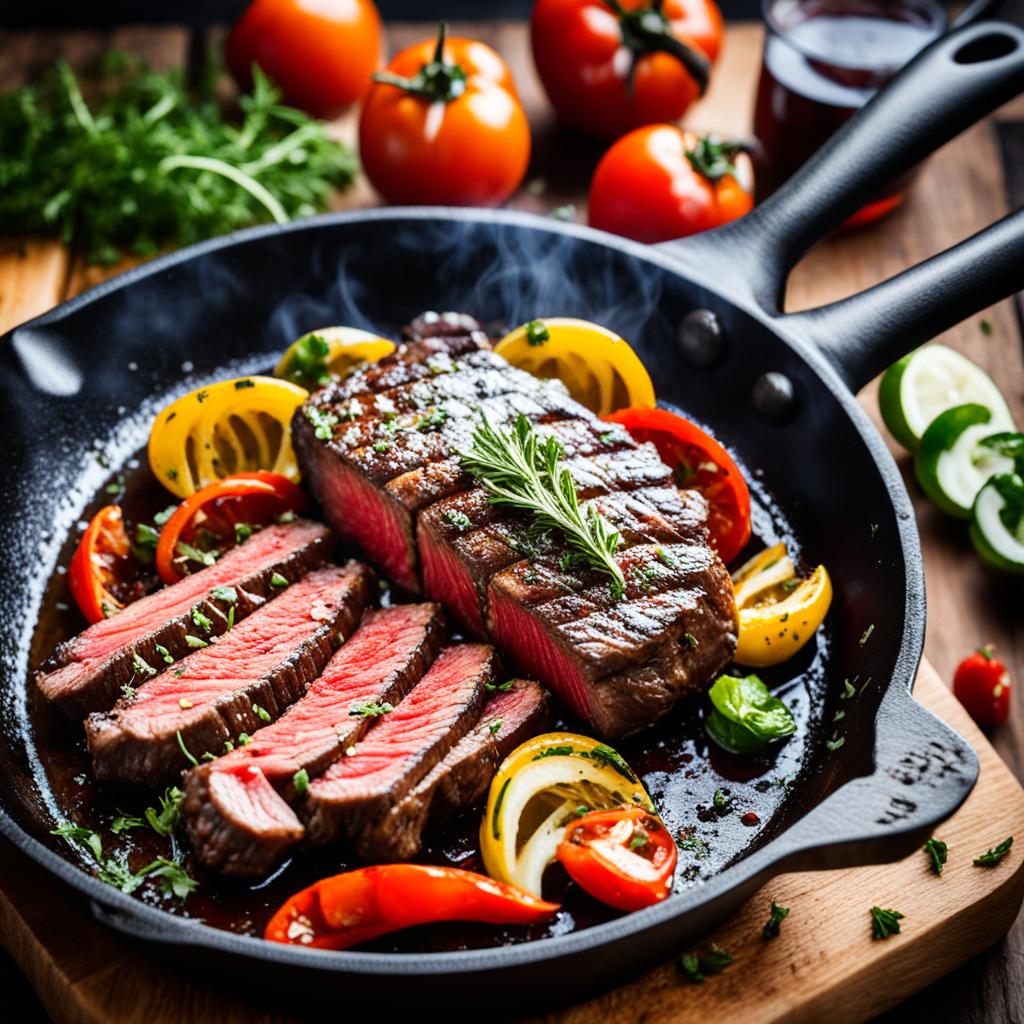 cooking hanger steak