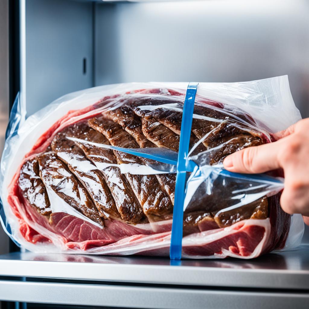 refrigerating steak