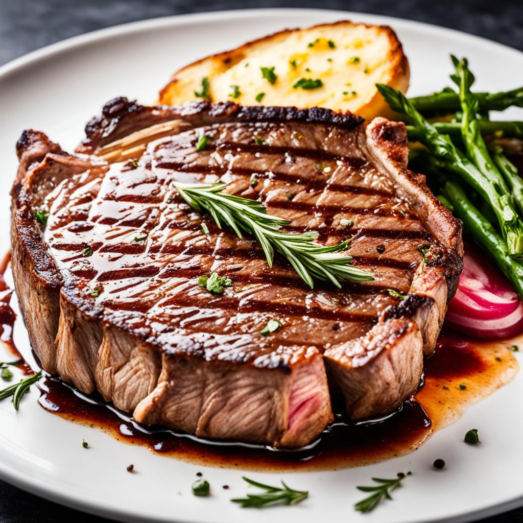 cooking ribeye steak