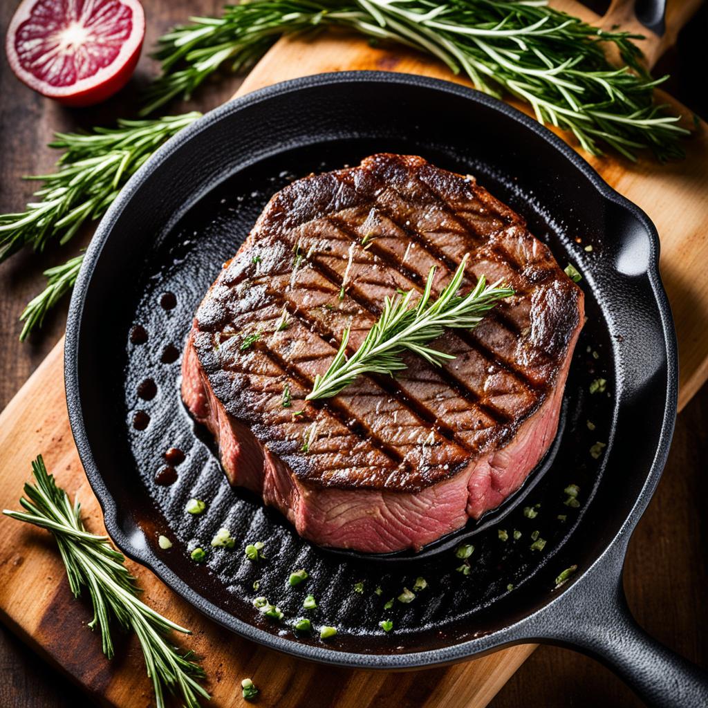 filet mignon cast iron