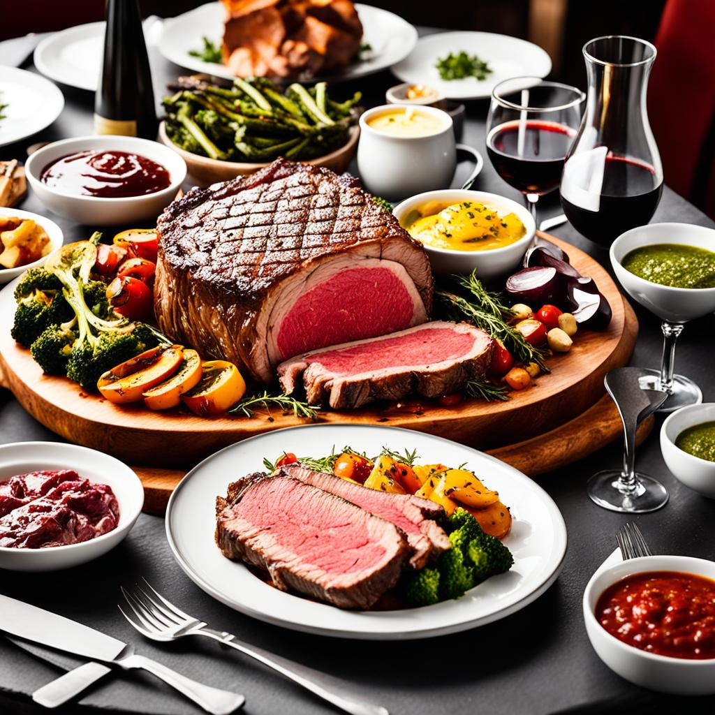 food pairings for prime rib and ribeye