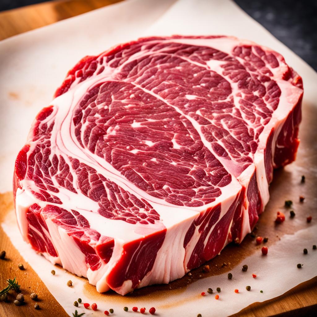 ribeye steak fat content