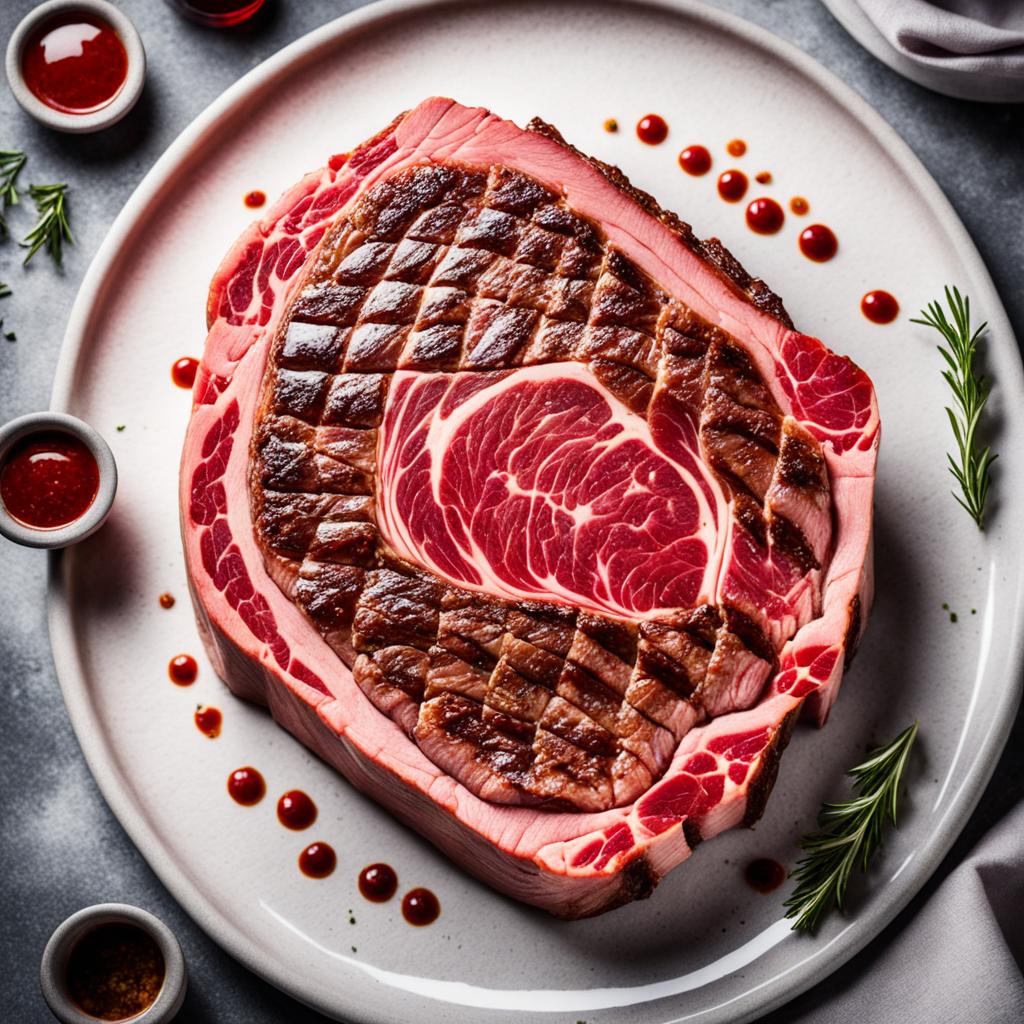 ribeye steak marbling