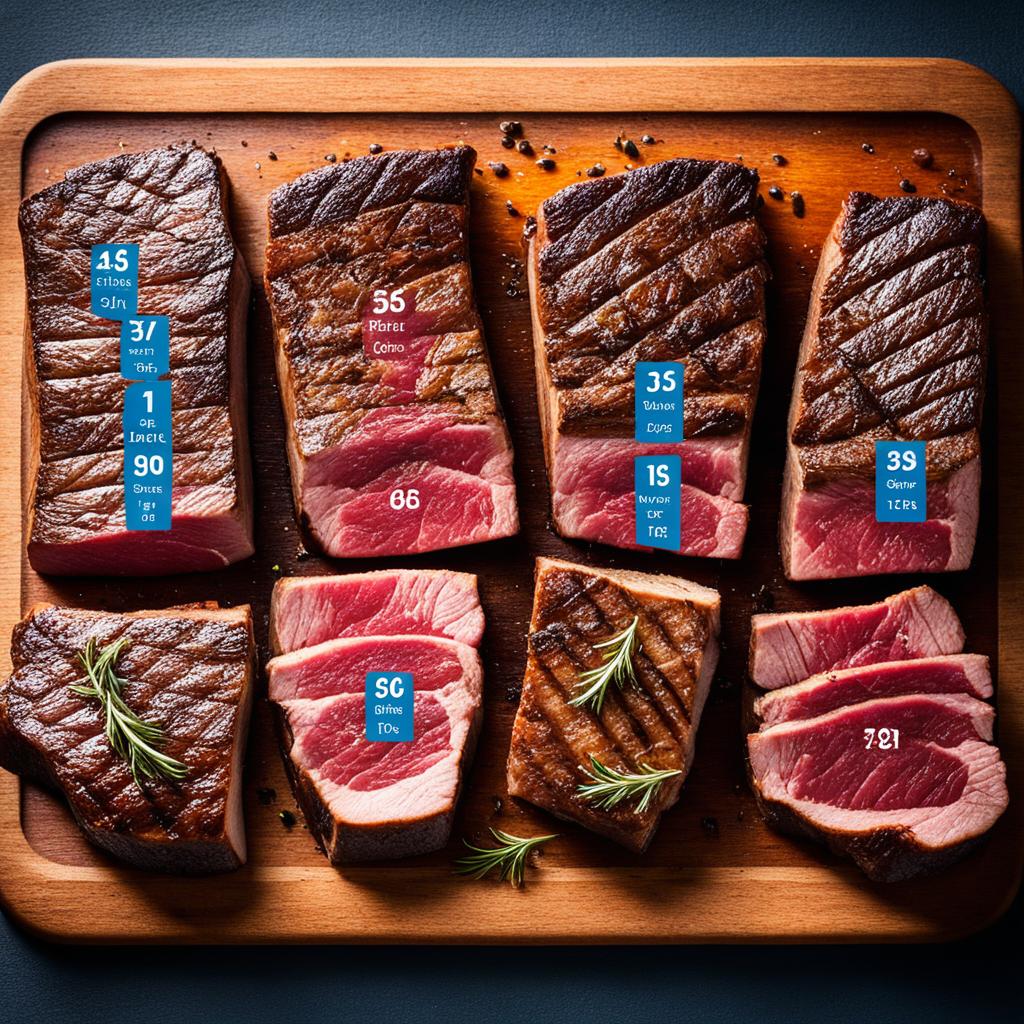 steak cooking temperatures