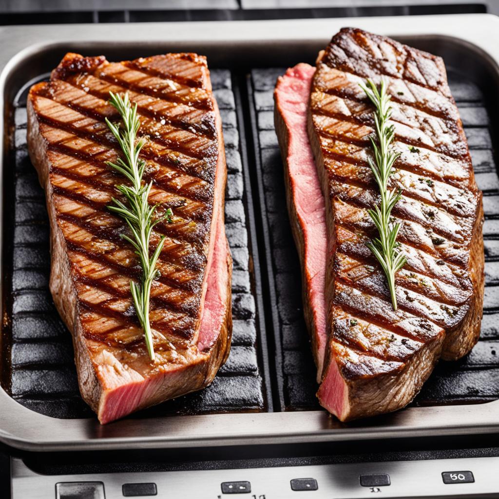 Cooking methods for steak preparation
