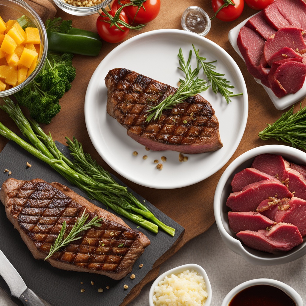 Nutritional profile of New York strip steak